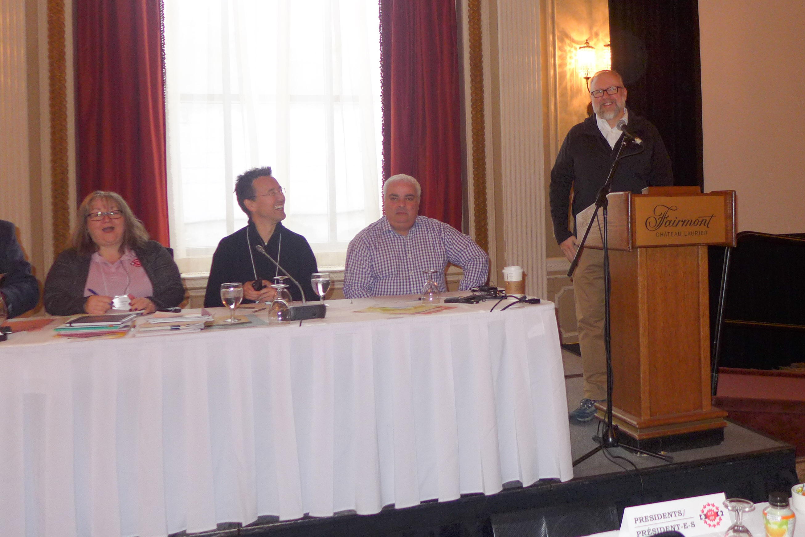 Brad Feraday, Cosimo Crupi et Jamie vanSydenborgh, Comité d'action politique