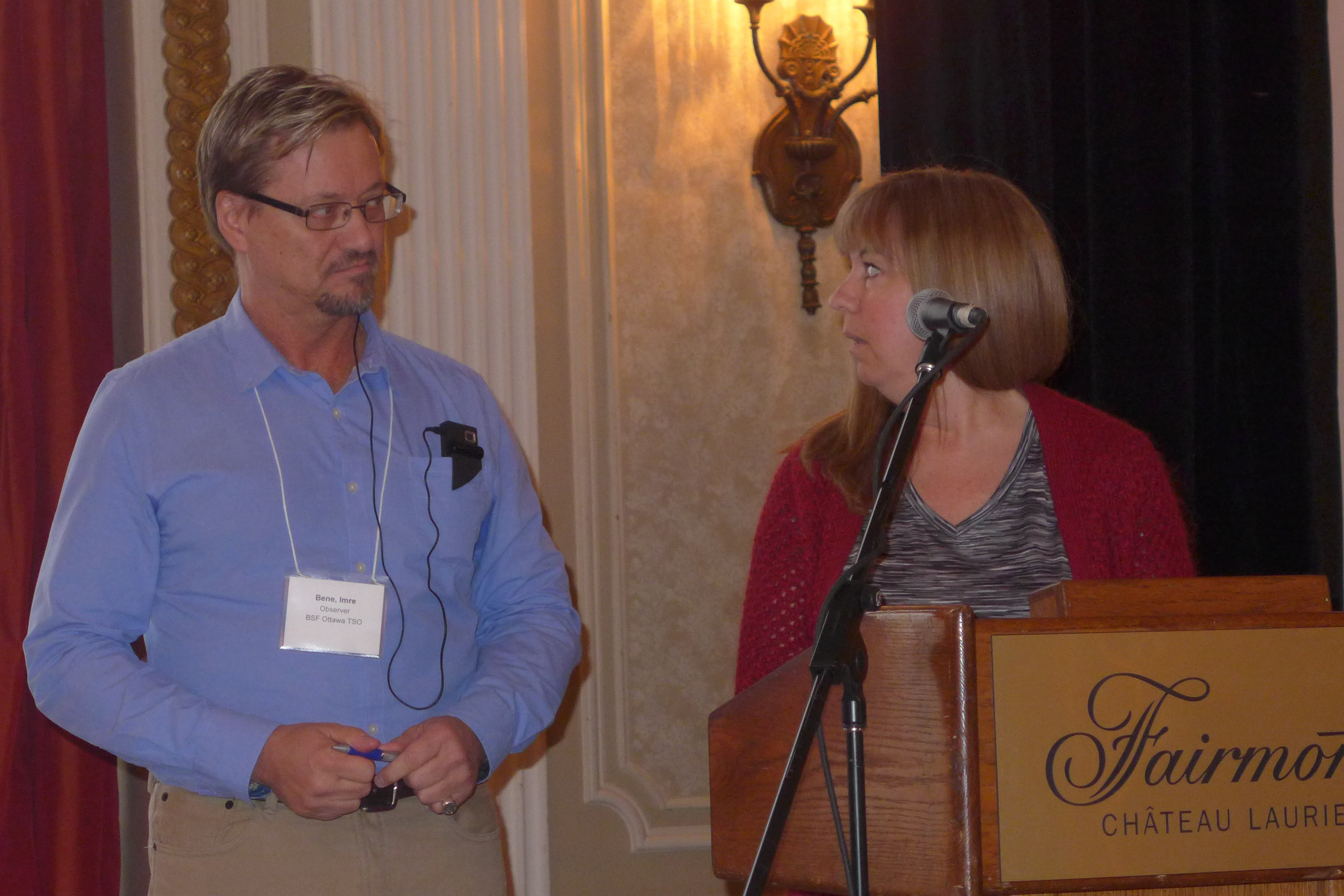 mre Bene et Donna Blair, Comité d'accueil du Congrès