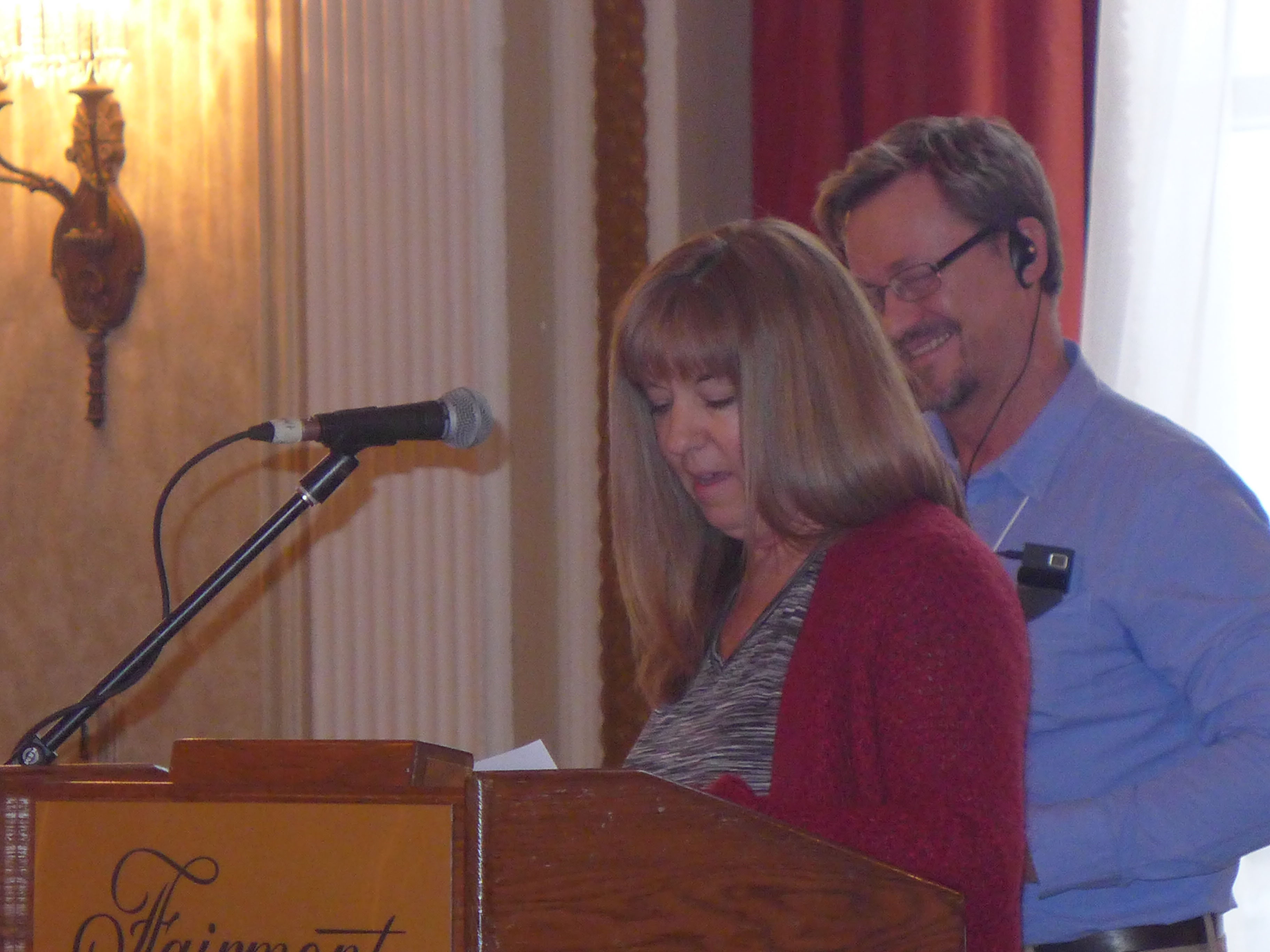 Donna Blair et Imre Bene, Comité d'accueil du Congrès