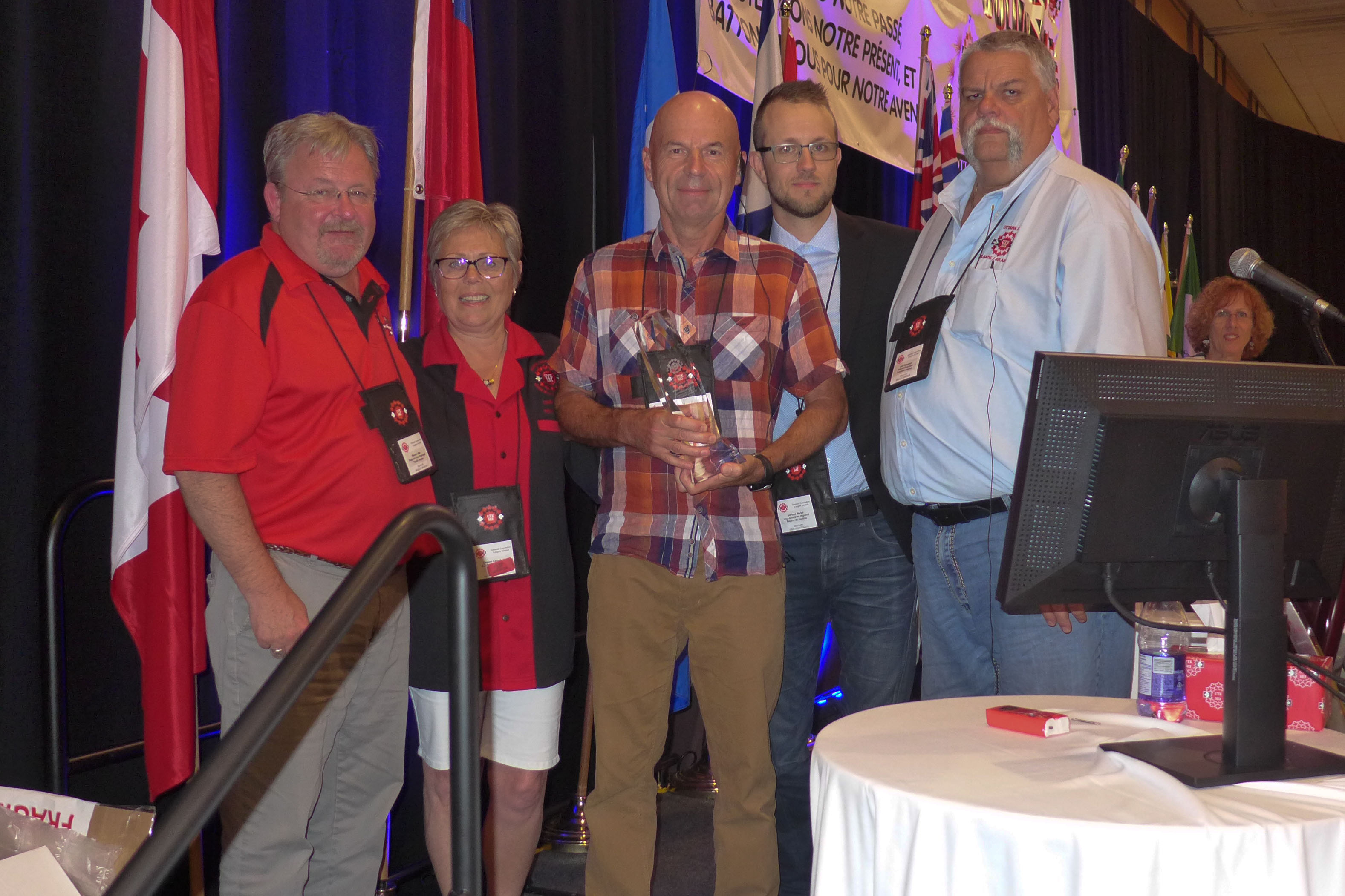 Jean-Pierre Fraser receives the Life Member Award