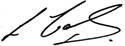 Linda Cassidy signature