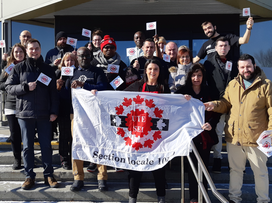 local members showing their support