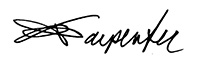 Bob Carpenter's signature
