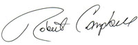 Robert Campbell's signature
