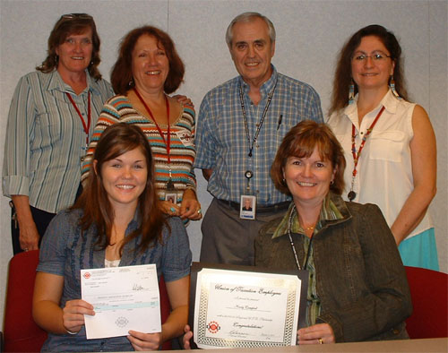 group shot with Karly Campbell