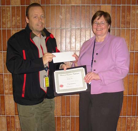 photo of Elaine Giles and Rejean Roy