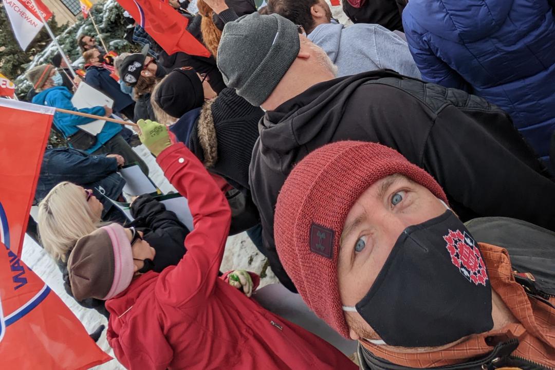 Le président de la section locale, Kevin Welgush