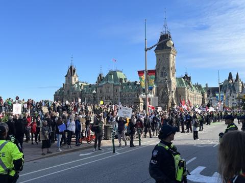 anti-LGBTQ2+ counter rally