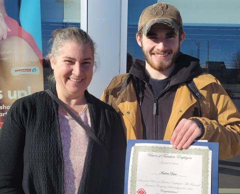 Andrew Dewis scholarship winner