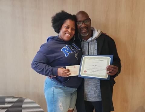 Sherieka Davis and Selby Hewitt