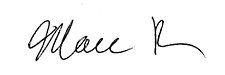 Marc Brière's signature