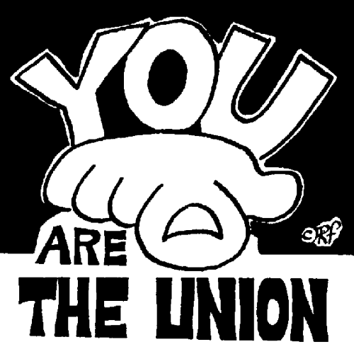 words You are the Union with a finger pointing to you